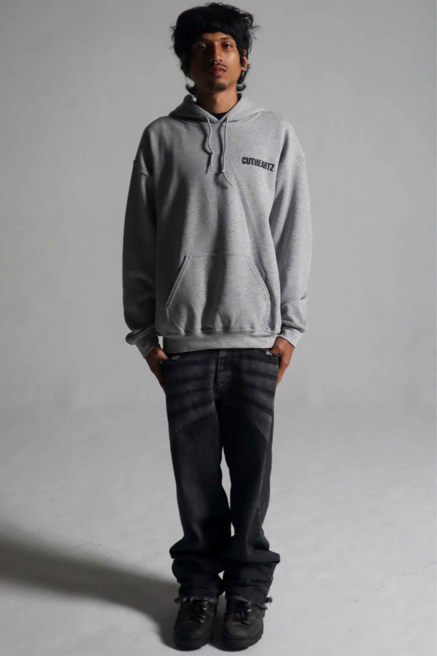 “CutHeartz” Rhinestone Hoodie