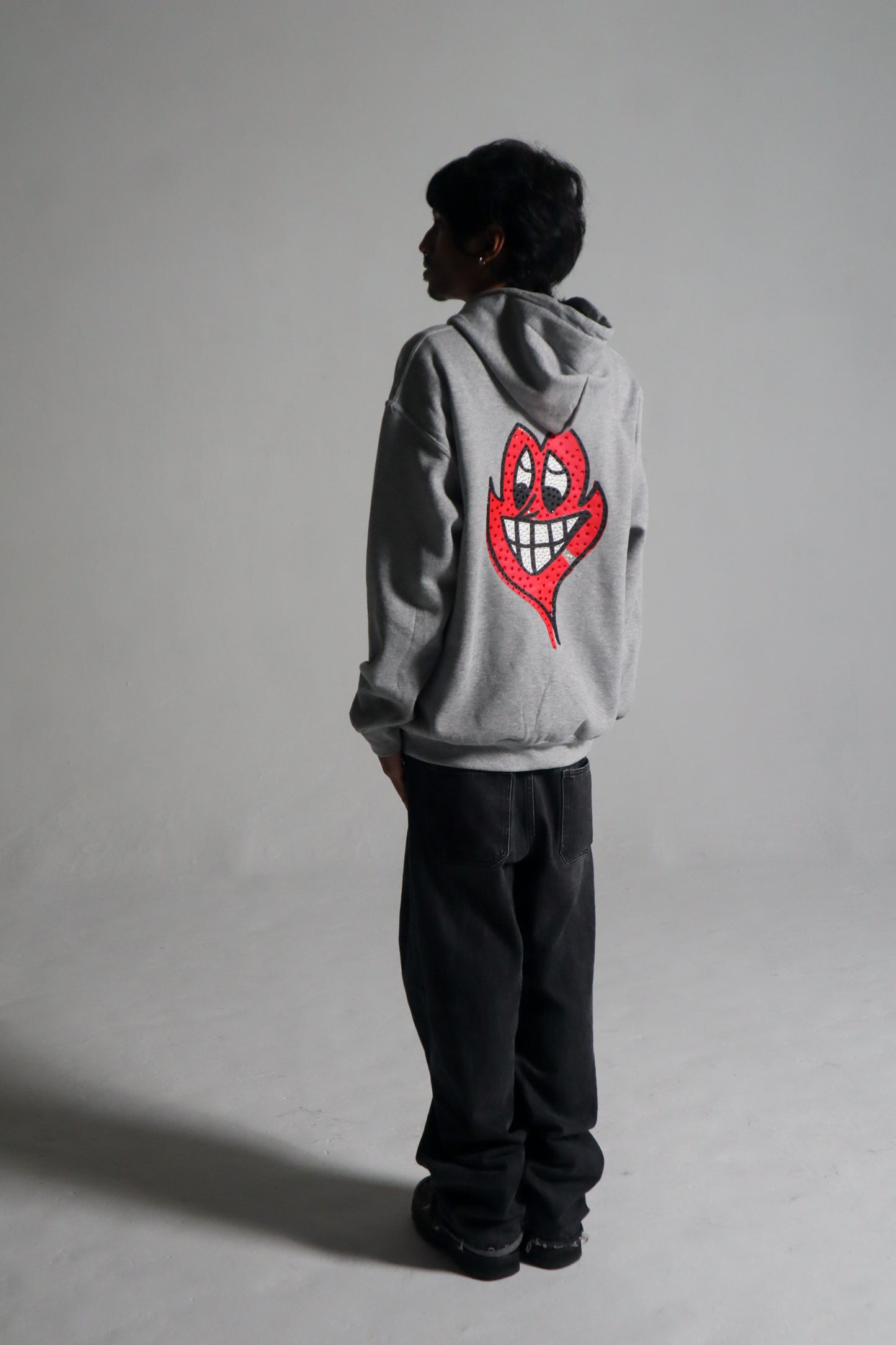 “CutHeartz” Rhinestone Hoodie