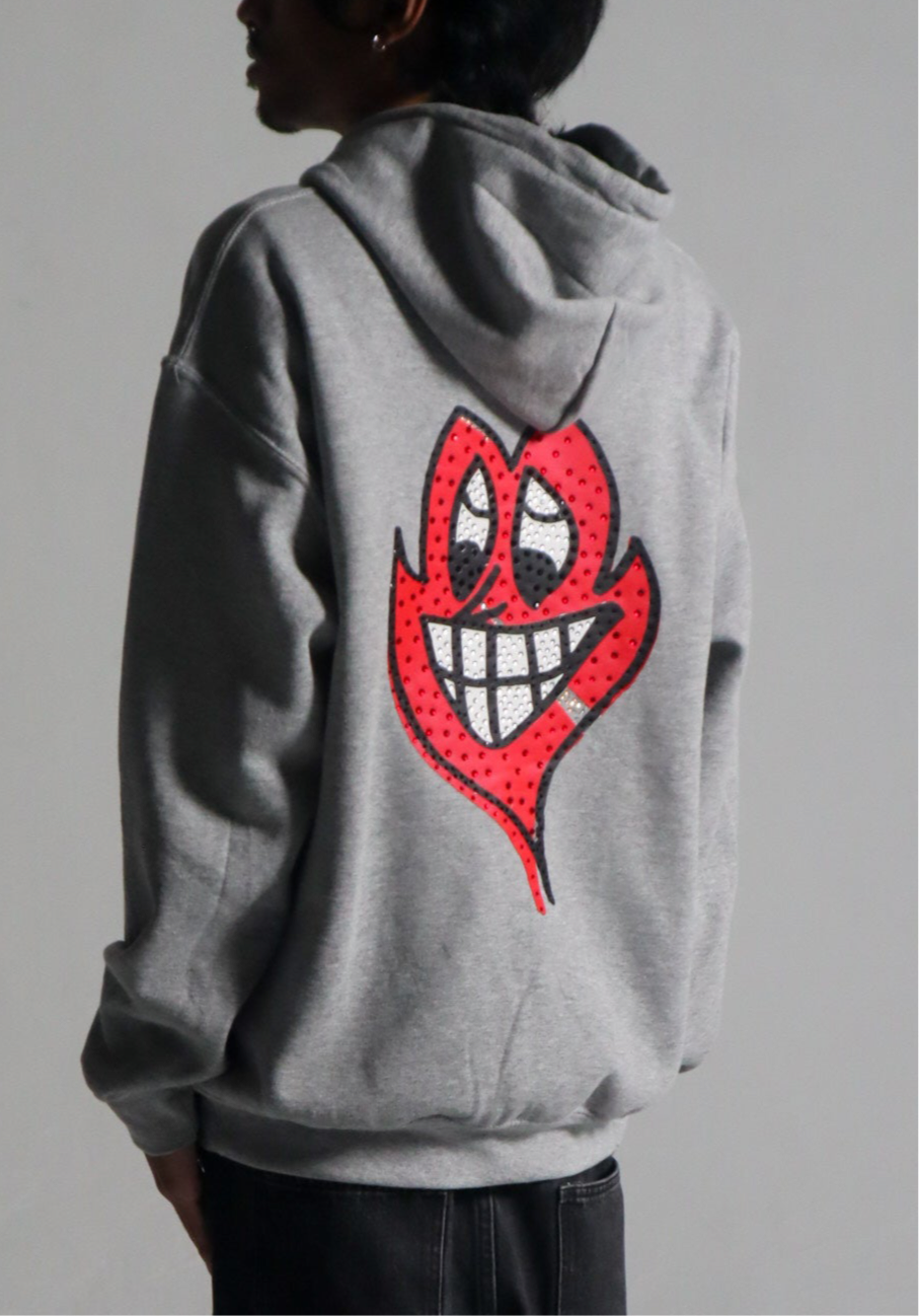“CutHeartz” Rhinestone Hoodie