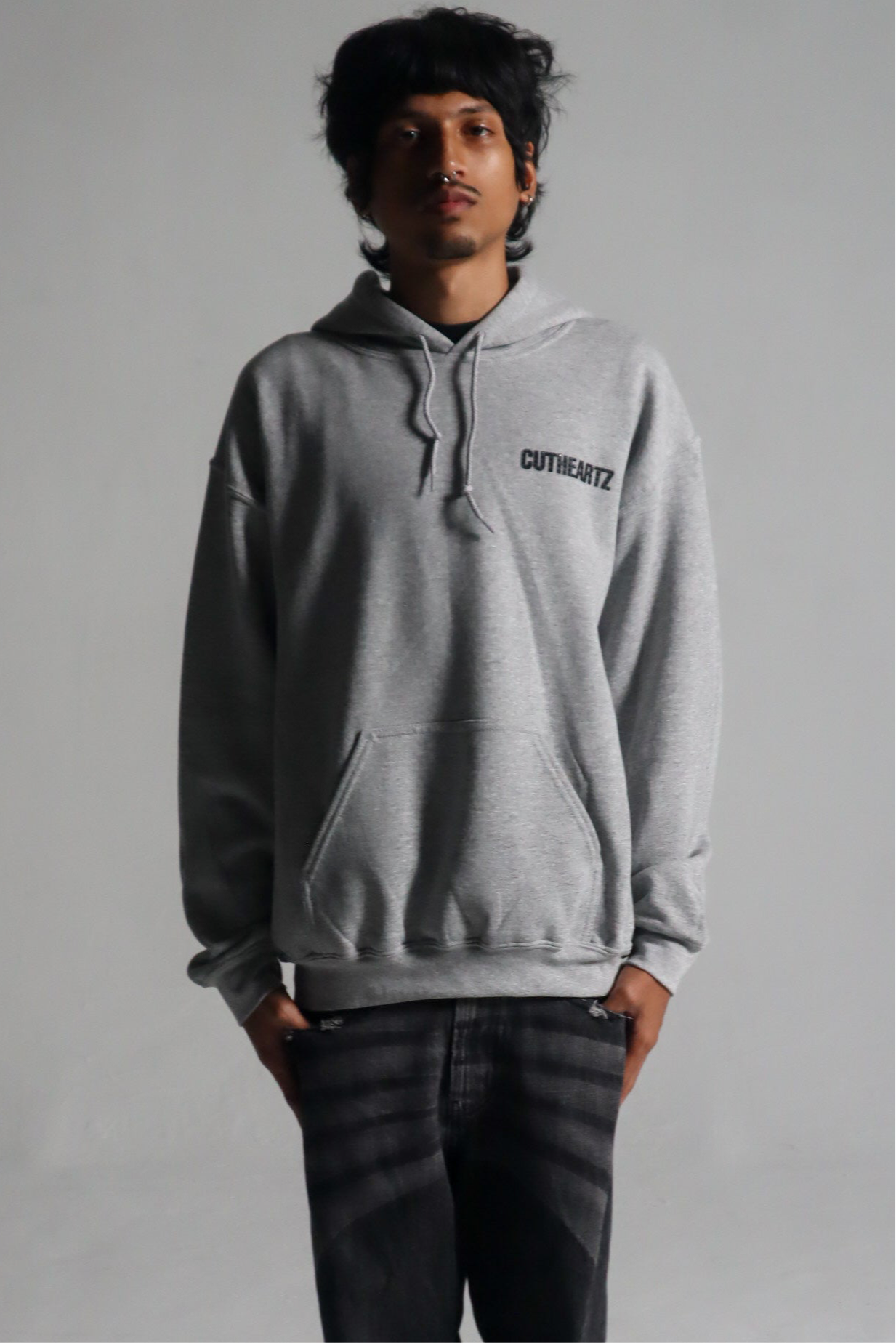 “CutHeartz” Rhinestone Hoodie